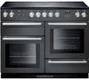 Rangemaster Nexus NEX110EISL/C 110cm Electric Range Cooker with Induction Hob - Slate/Chrome Trim