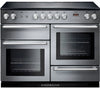 Rangemaster Nexus NEX110EISS/C 110cm Electric Range Cooker with Induction Hob - Stainless Steel/Chrome Trim