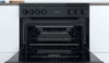 Indesit ID67V9KMBUK 60cm Electric Cooker with Ceramic Hob - Black