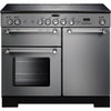 Rangemaster Kitchener KCH100ECSS/C 100cm Electric Range Cooker with Ceramic Hob - Stainless Steel/Chrome Trim