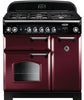 Rangemaster Classic CLA90DFFCY/C 90cm Dual Fuel Range Cooker - Cranberry/Chrome Trim