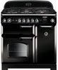 Rangemaster Classic CLA90NGFBL/C 90cm Gas Range Cooker - Black/Chrome Trim