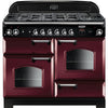 Rangemaster Classic CLA110DFFCY/C 110cm Dual Fuel Range Cooker - Cranberry/Chrome Trim