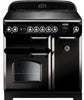 Rangemaster Classic CLA90EIBL/C 90cm Electric Range Cooker with Induction Hob - Black/Chrome Trim