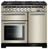 Rangemaster Encore Deluxe EDL100DFFIV/C 100cm Dual Fuel Range Cooker - Ivory/Chrome Trim