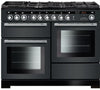 Rangemaster Encore Deluxe EDL110DFFSL/C 110cm Dual Fuel Range Cooker - Slate/Chrome Trim