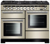 Rangemaster Encore Deluxe EDL110DFFIV/C 110cm Dual Fuel Range Cooker - Ivory/Chrome Trim