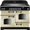 Rangemaster Classic CLA110ECCR/C 110cm Electric Range Cooker with Ceramic Hob - Cream/Chrome Trim