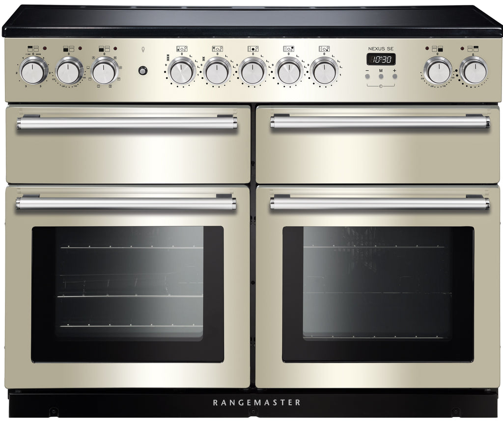 Rangemaster Nexus SE NEXSE110EIIV/C 110cm Electric Range Cooker with Induction Hob - Ivory/Chrome Trim