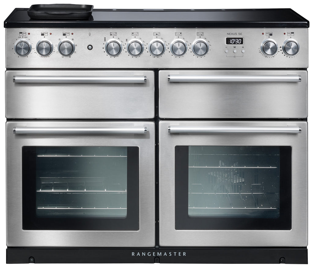 Rangemaster Nexus SE NEXSE110EISS/C 110cm Electric Range Cooker with Induction Hob - Stainless Steel/Chrome Trim