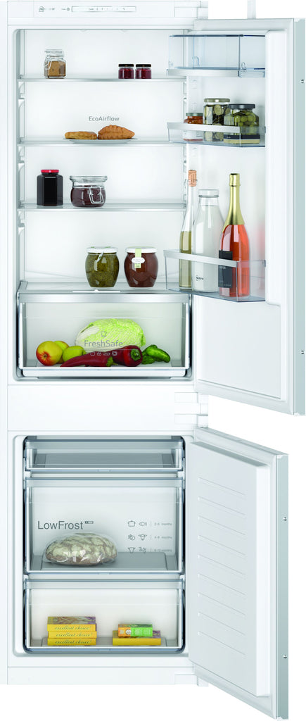 NEFF N50 KI5862SE0G Integrated Fridge Freezer with Sliding Door Fixing Kit - White - E Rated