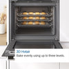 Bosch Series 2 MHA133BR0B Built In Electric Double Oven - Stainless Steel