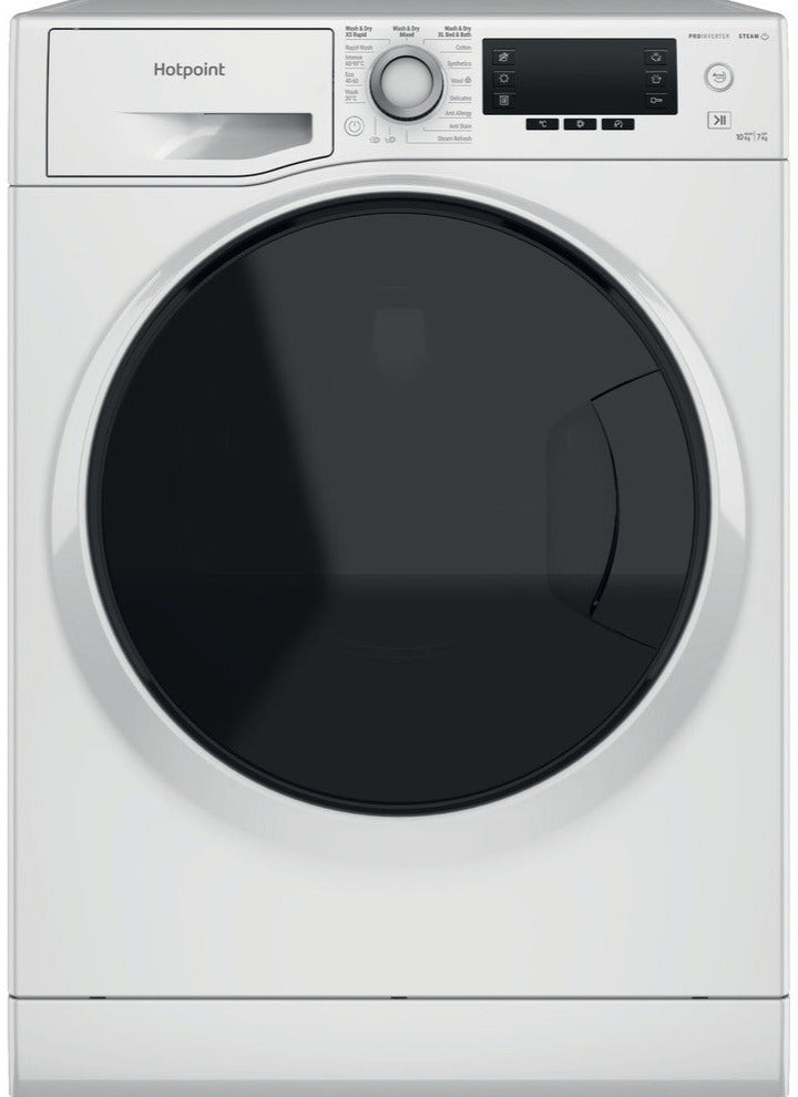 Hotpoint NDD10726DAUK 10Kg / 7Kg Washer Dryer with 1400 rpm - White - D Rated