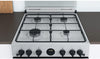 Indesit ID67G0MCXUK 60cm Gas Cooker - Inox