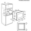 Zanussi ZMSN4CX Built in Microwave with Grill - Stainless Steel