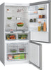 Bosch Serie 4 KGN86VIEA 86cm Frost Free Fridge Freezer - Stainless Steel Effect - E Rated