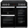 Belling Cookcentre 90E Electric Ceramic Hob Range Cooker Black - Moores Appliances Ltd.