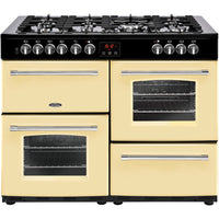 Belling Farmhouse 110DFT 110cm Dual Fuel Range Cooker - Cream