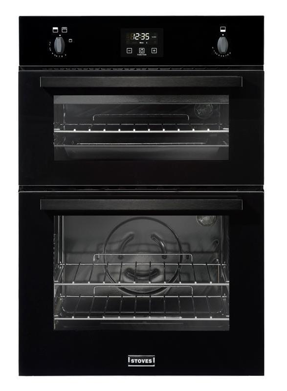 Stoves BI900G Built In Gas Double Oven - Black