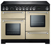 Rangemaster Kitchener KCH110ECCR/C 110cm Electric Range Cooker with Ceramic Hob - Cream/Chrome Trim