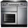 Rangemaster Professional Plus PROP90ECSS/C 90cm Electric Range Cooker with Ceramic Hob - Stainless Steel/Chrome Trim