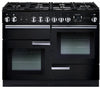 Rangemaster Professional Plus PROP110DFFGB/C 110cm Dual Fuel Range Cooker - Black/Chrome Trim