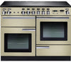 Rangemaster Professional Plus PROP110EICR/C 110cm Electric Range Cooker with Induction Hob - Cream/Chrome Trim