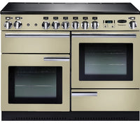 Rangemaster Professional Plus PROP110EICR/C 110cm Electric Range Cooker with Induction Hob - Cream/Chrome Trim