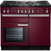 Rangemaster Professional Plus PROP100DFFCY/C 100cm Dual Fuel Range Cooker - Cranberry/Chrome Trim