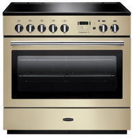 Rangemaster Professional Plus FX PROP90FXEICR/C 90cm Electric Range Cooker with Induction Hob - Cream/Chrome Trim