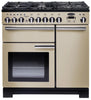 Rangemaster Professional Deluxe PDL90DFFCR/C 90cm Dual Fuel Range Cooker - Cream/Chrome Trim