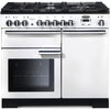 Rangemaster Professional Deluxe PDL100DFFWH/C 100cm Dual Fuel Range Cooker - White