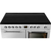 Leisure Cookmaster CK100C210S 100cm Electric Range Cooker with Ceramic Hob - Silver