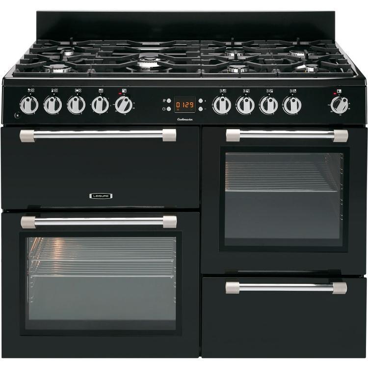 Leisure Cookmaster CK110F232K 110cm Dual Fuel Range Cooker - Black