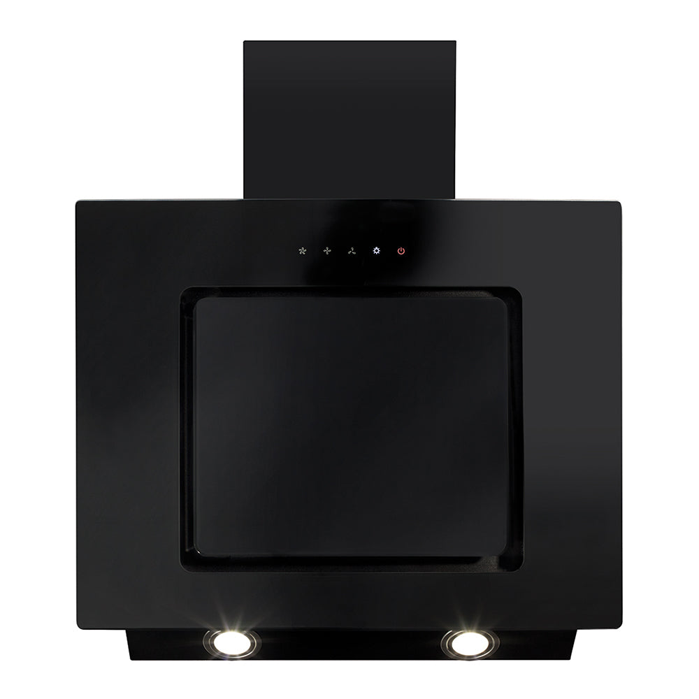 CDA EVA60BL  60cm Chimney Hood - Black