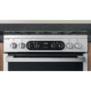 Hotpoint HDM67G8C2CXUK 60cm Dual Fuel Cooker - Inox