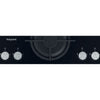 Hotpoint HGS61SBK 59cm Gas Hob - Black Glass