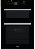 Indesit IDD6340BL Built In Electric Double Oven - Black