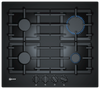 Neff N70 T26CS49S0 59cm Gas Hob - Black Glass