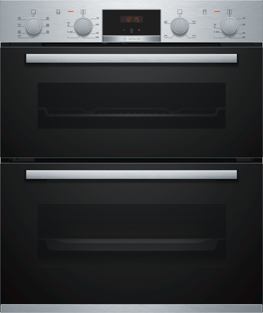 Bosch Series 4 NBS533BS0B Built Under Electric Double Oven - Stainless Steel