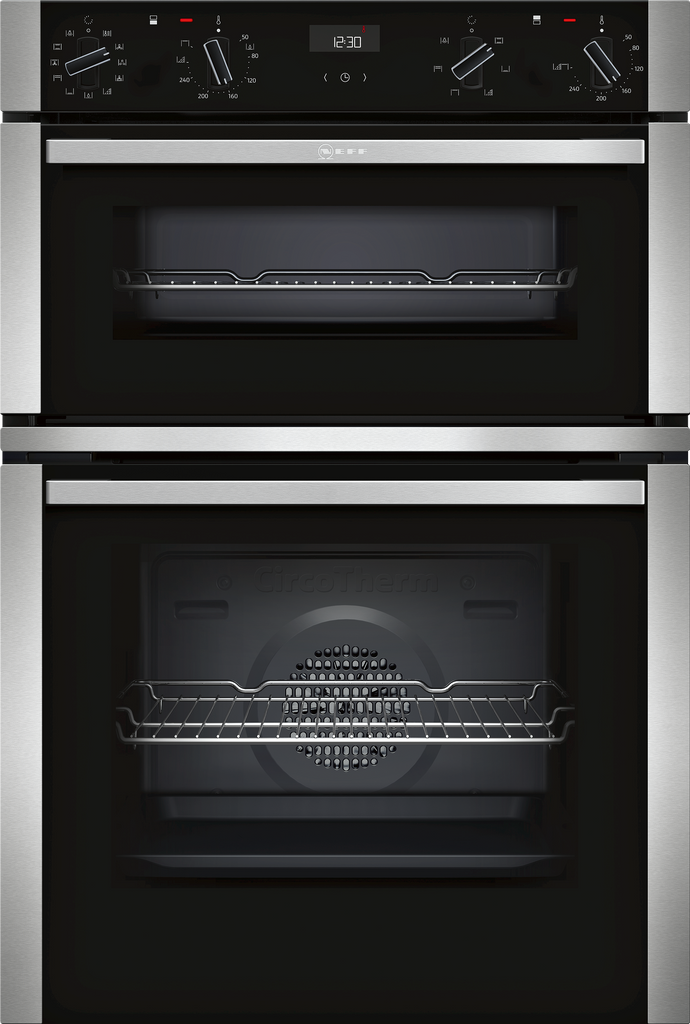 Neff N50 U1ACE5HN0B Built In Double Oven - Stainless Steel