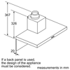Bosch Series 4 DWB96DM50B 90cm Chimney Hood - Stainless Steel