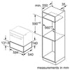 Neff N50 N1AHA01G0B 14cm High Built In Warming Drawer - Graphite
