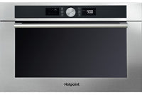 Hotpoint MD454IXH Built In Microwave with Grill - Stainless Steel