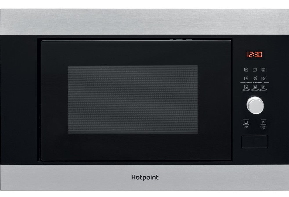 Hotpoint MF25GIXH Built In Microwave with Grill - Stainless Steel