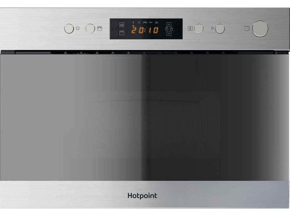 Hotpoint MN314IXH Built In Microwave with Grill - Stainless Steel