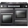 Rangemaster Nexus Steam NEX110SODFFSL/C 110cm Dual Fuel Range Cooker - Slate/Chrome Trim