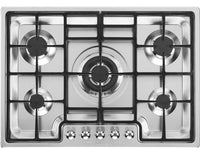 Smeg Classic PGF75-4 72cm Gas Hob - Stainless Steel