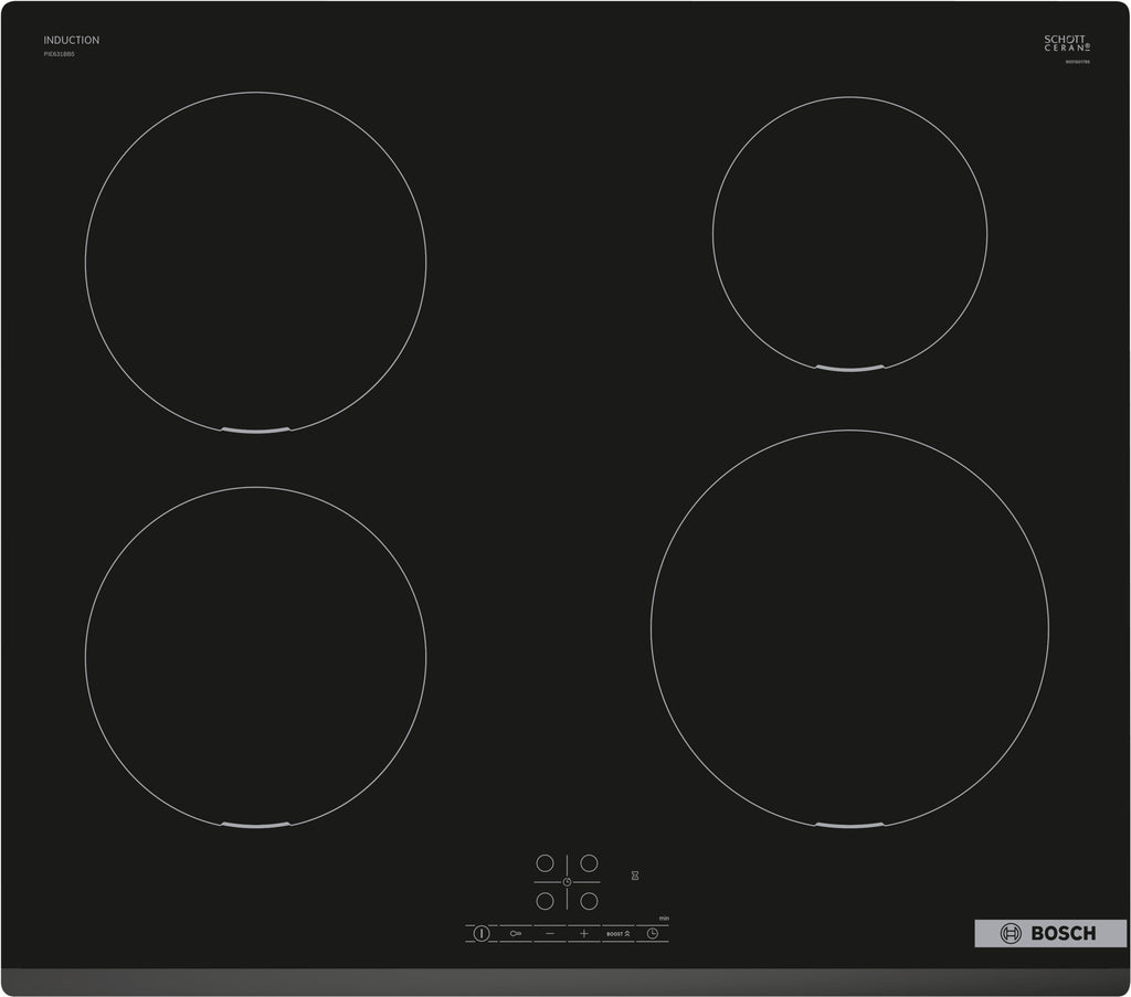 Bosch Serie 4 PIE631BB5E 59cm Induction Hob - Black