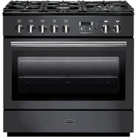 Rangemaster Professional Plus FX PROP90FXDFFSL/C 90cm Dual Fuel Range Cooker - Slate/Chrome Trim